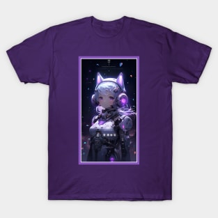 Anime Cat Girl | Quality Anime Artwork | Manga Anime Art T-Shirt